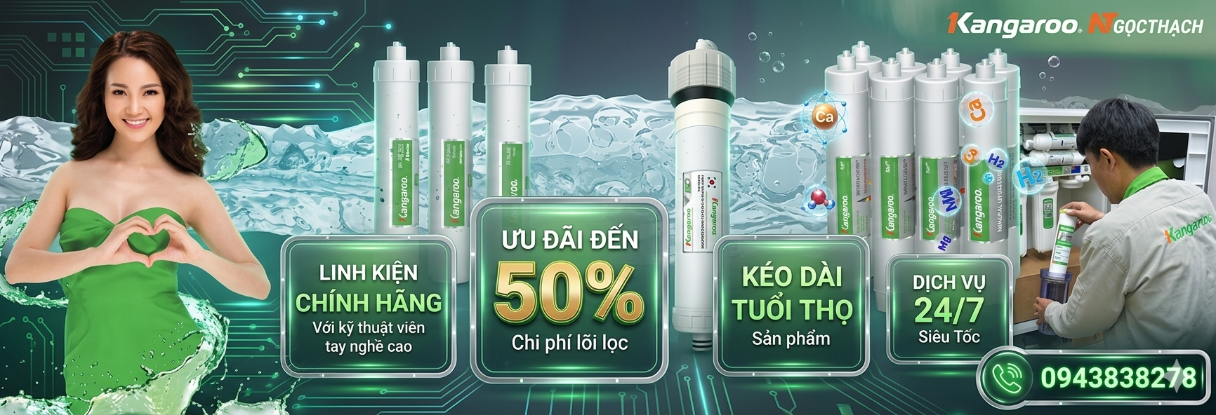 maylocnuockangaroo.vn loi loc nuoc dai banner