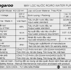 Máy lọc nước Kangaroo Hydrogen KG12S1H1 17 maylocnuockangaroo.vn may loc nuoc ro hydrogen kangaroo kg12s1h1 12 loi 7 639119379383657316 700x467 1