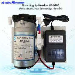 Bơm tăng áp HEADON Đài Loan HF-9200 36V | Bơm HF-9200 17 maylocnuockangaroo.vn Bom tang ap Headon HF 9200 lap rap san 768x768 1