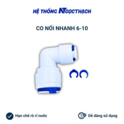 Cút góc 6-10 | Cút chuyển nối nhanh dây 6 ra dây 10
