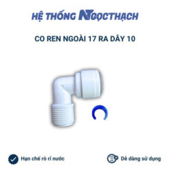 Co nối nhanh ren ngoài 17-10 cho bơm