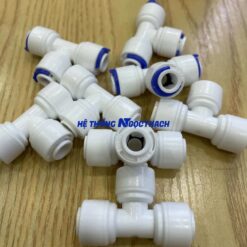 Cút chữ T nối nhanh chia nước 3 đầu phi 6 | T dây 6 8 maylocnuockangaroo.vn cut t noi nhanh phi 6 chung