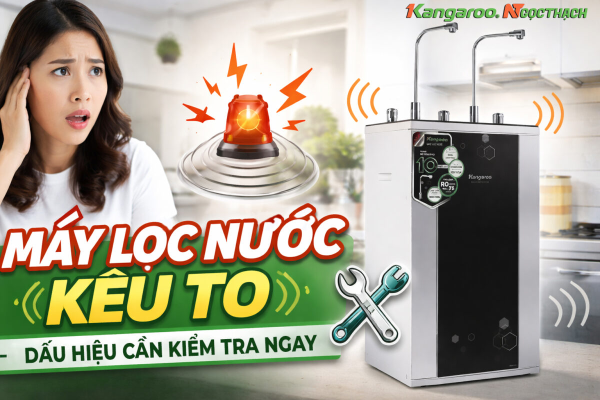 Máy lọc nước KÊU TO – Dấu hiệu cần kiểm tra ngay trước khi hệ thống lọc gặp sự cố lớn 3 maylocnuockangaroo.vn may loc nuoc keu to dau hieu can kiem tra ngay truoc khi he thong loc gap su co lon