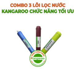 Combo 3 lõi lọc nước Kangaroo chức năng Tối Ưu KG567 chính hãng