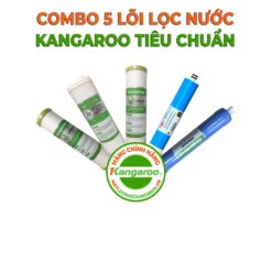 Combo 5 lõi lọc nước Kangaroo tiêu chuẩn KG12345 chính hãng