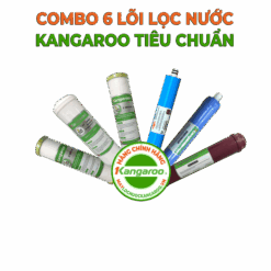 Combo 6 lõi lọc nước Kangaroo tiêu chuẩn KG123456 chính hãng