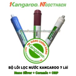 Combo lõi lọc nước Kangaroo 7 lõi (Nano + Ceramic + ORP) - Hàng chính hãng