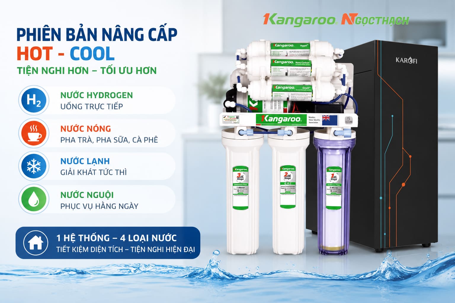 Máy lọc nước Kangaroo Hydrogen KG100HA - Không tủ - Nóng Lạnh (Hot - Cool) 19 maylocnuockangaroo vn may loc nuoc kangaroo kg100ha khong tu hot cool nang cap 1