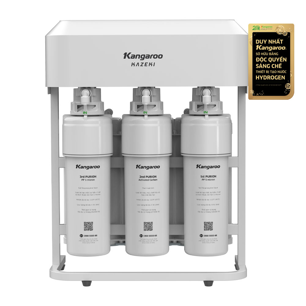 Máy lọc nước Kangaroo Kazeki Hydrogen KG12K10H1 1 Máy lọc nước Kangaroo Kazeki Hydrogen KG12K10H1