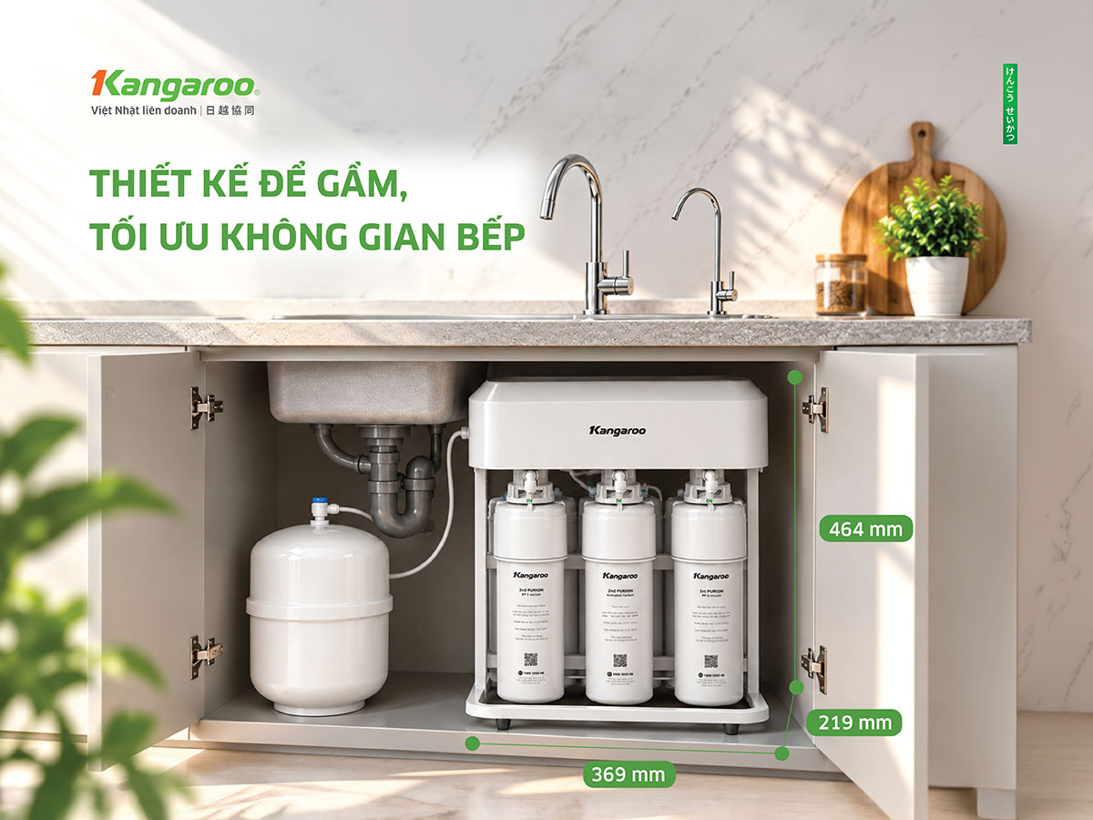 Máy lọc nước Kangaroo Hydrogen KG14K6H1 9 maylocnuockangaroo vn May loc nuoc kangaroo kg14k6h1 5