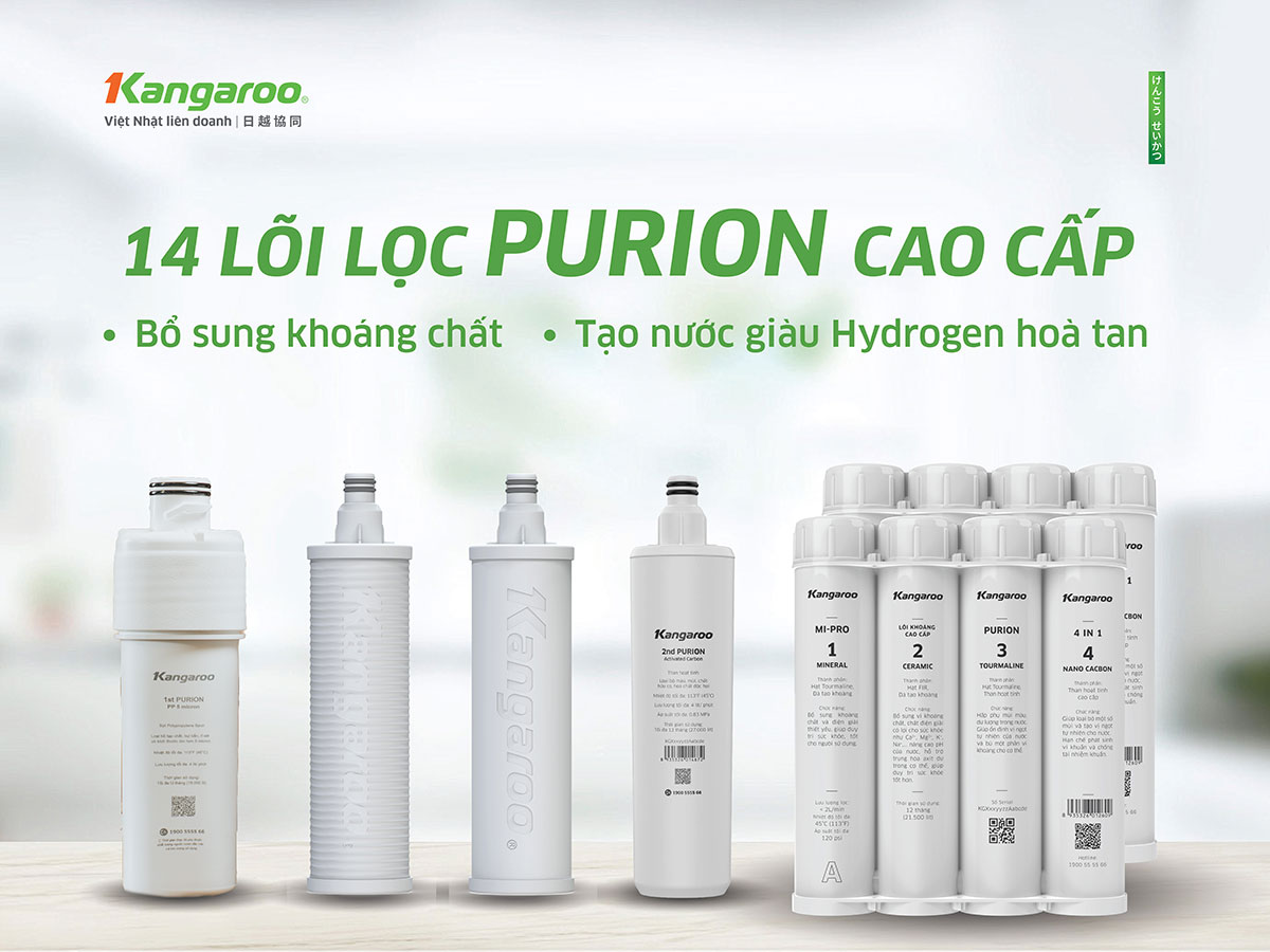 Máy lọc nước Kangaroo Hydrogen KG14K6H1 10 maylocnuockangaroo vn May loc nuoc kangaroo kg14k6h1 6