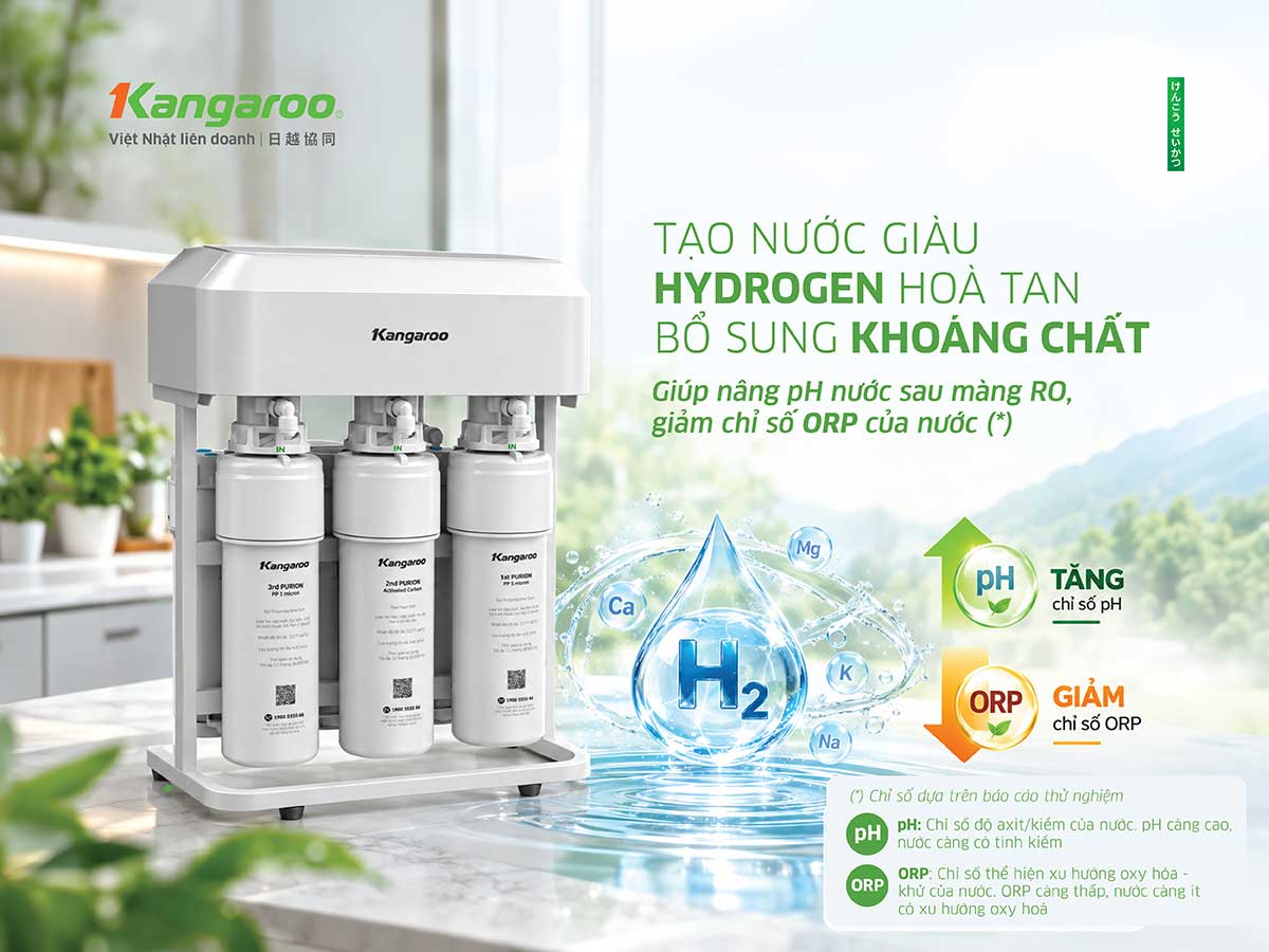 Máy lọc nước Kangaroo Hydrogen KG14K6H1 11 maylocnuockangaroo vn May loc nuoc kangaroo kg14k6h1 7