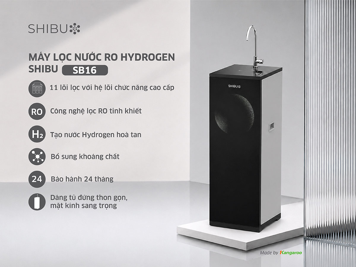Máy lọc nước SHIBU Hydrogen SB16 11 maylocnuockangaroo vn May loc nuoc shibu sb16 6
