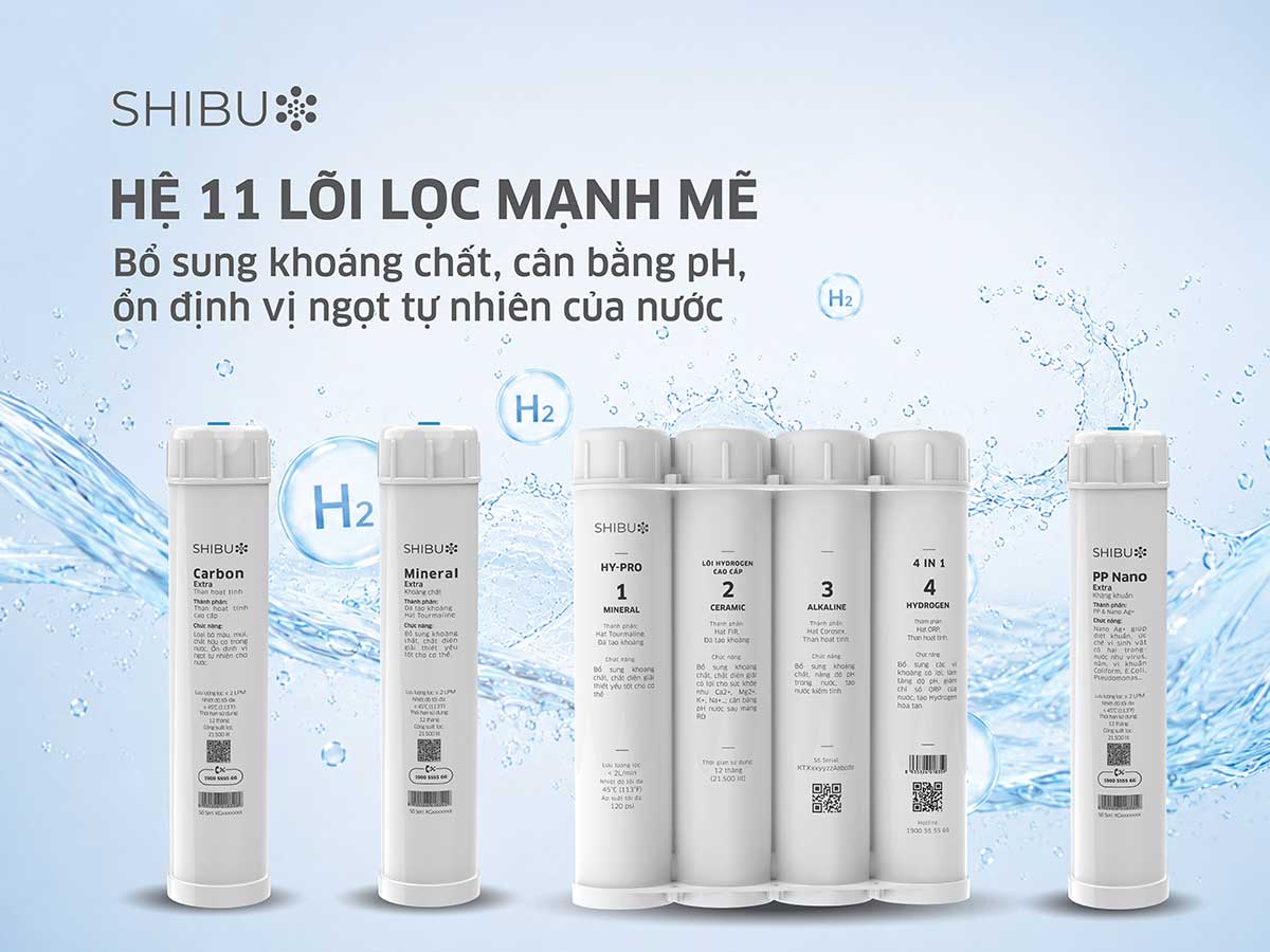 Máy lọc nước SHIBU Hydrogen SB16 13 maylocnuockangaroo vn May loc nuoc shibu sb16 8